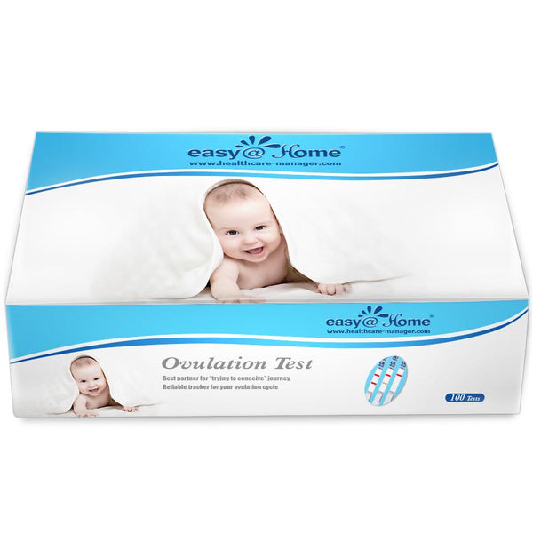 Easy @ Home 100 Ovulation Test Kit (LH), ovulazione più semplice e monitoraggio del periodo, con tecnologia Premom
